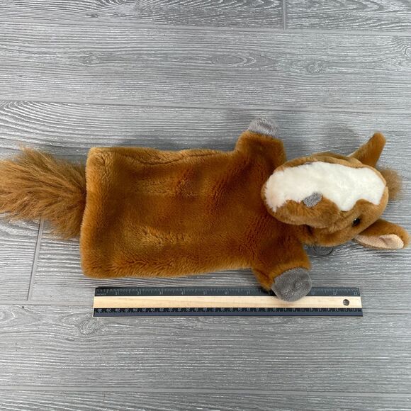 The Puppet Company Brown Pony Horse Long Sleeve Plush Stuffed Animal Pretend Toy - Picture 12 of 12